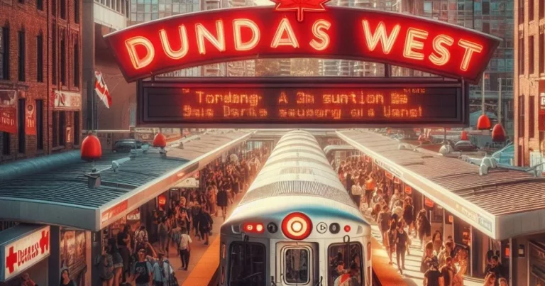 Dundas West Subway Station Toronto | Map, Location, Address and Parking